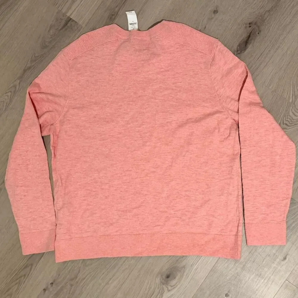 Banana Republic Mens 100% Organic COTTON SLUB SWEATER XL